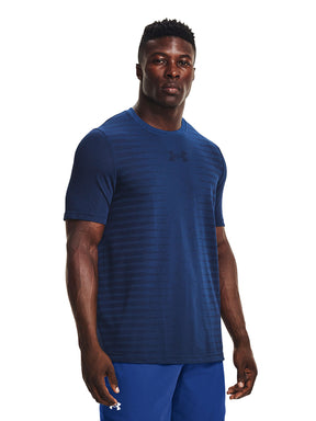 Polera manga corta UA Seamless Wordmark para hombre