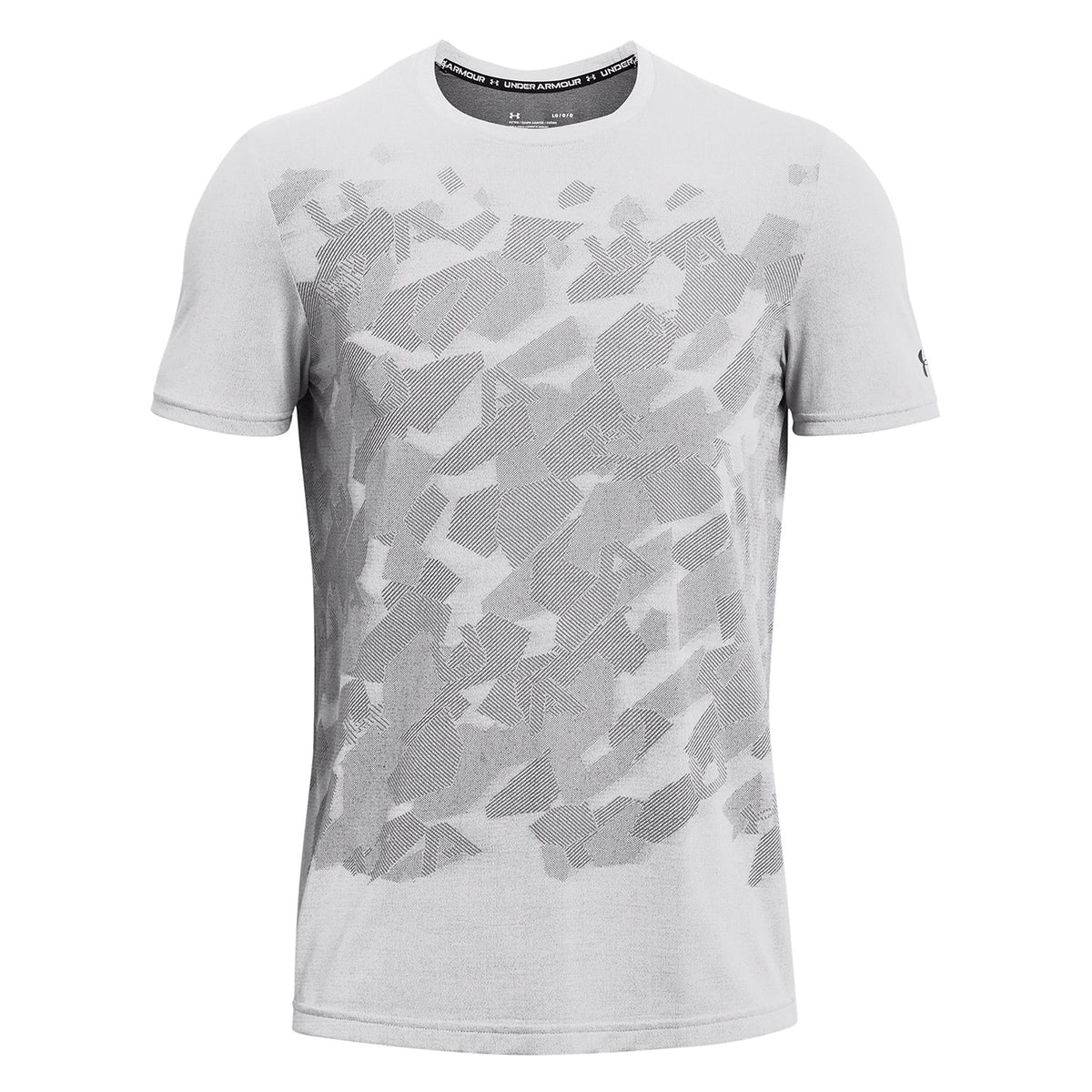 Polera manga corta UA Seamless Camouflage para hombre