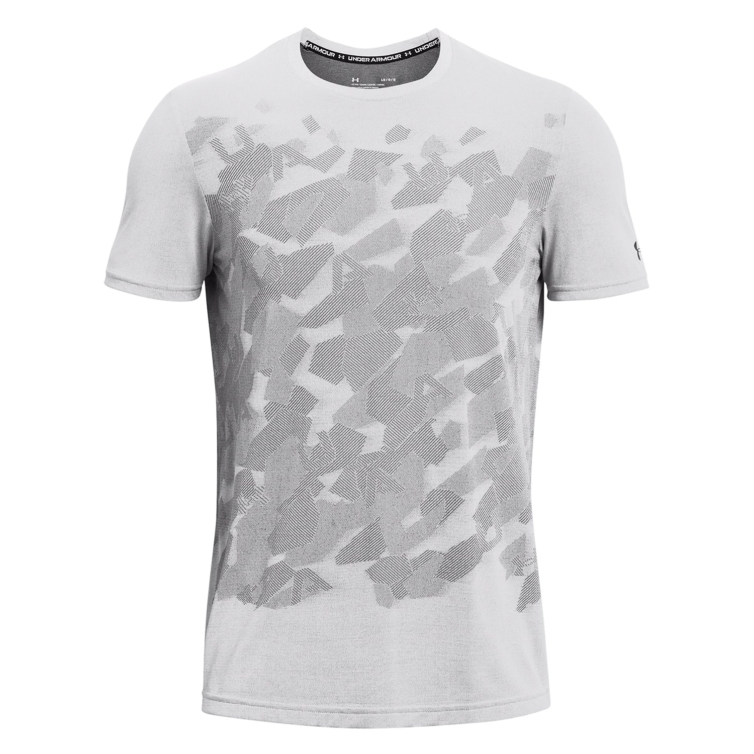 Polera manga corta UA Seamless Camouflage para hombre