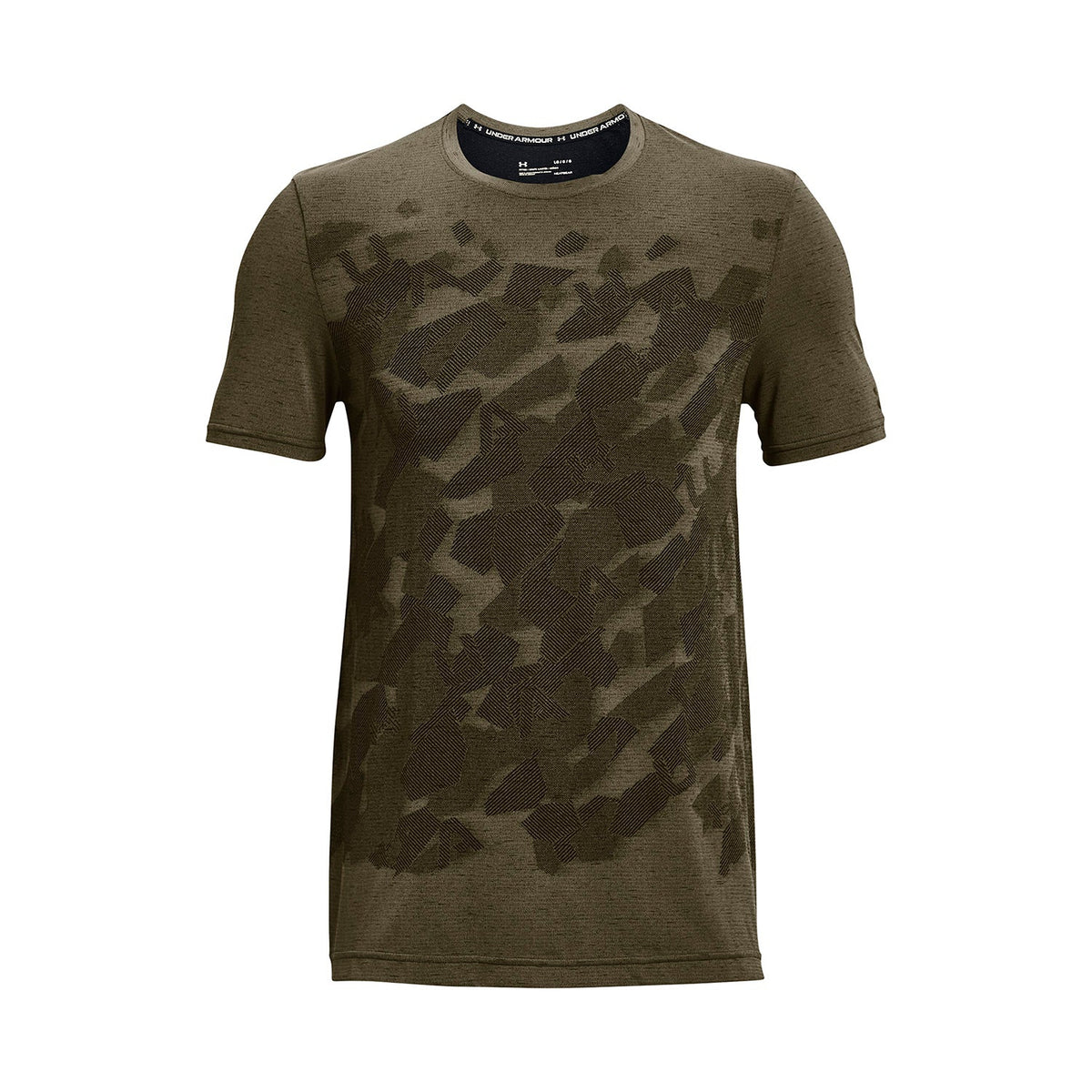 Polera manga corta UA Seamless Camouflage para hombre