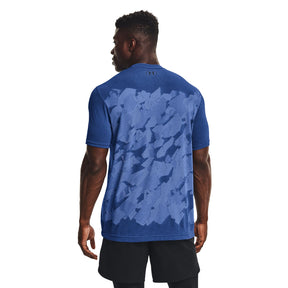 Polera manga corta UA Seamless Camouflage para hombre