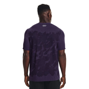 Polera manga corta UA Seamless Camouflage para hombre