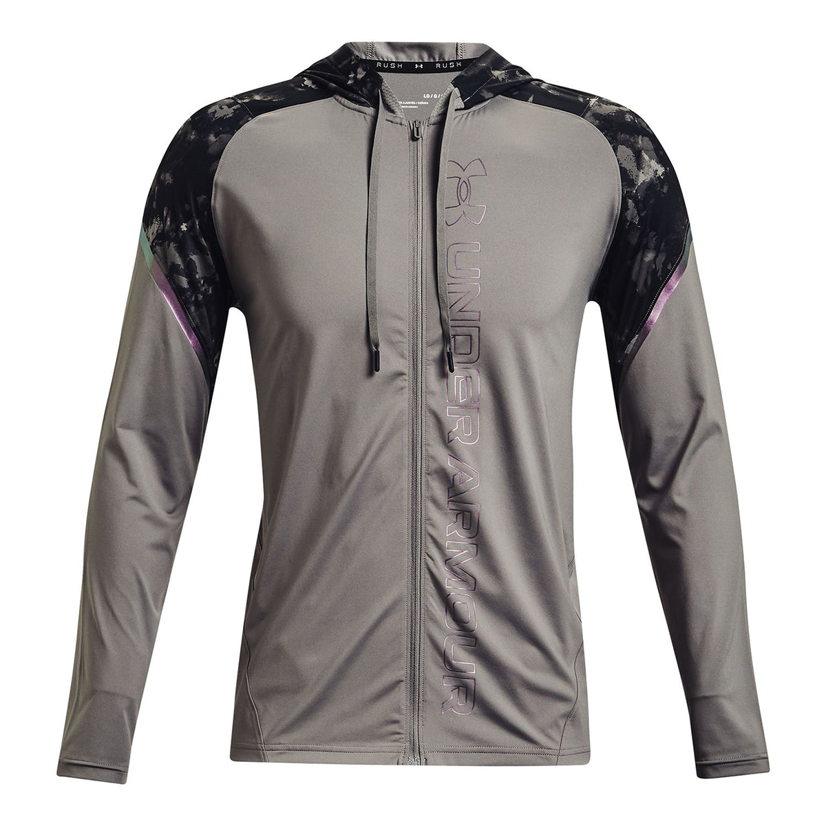 Polerón UA RUSH™ Printed Full-Zip para hombre