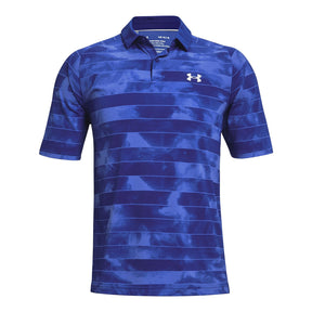 Polera UA Iso-Chill Fog Stripe Polo para hombre