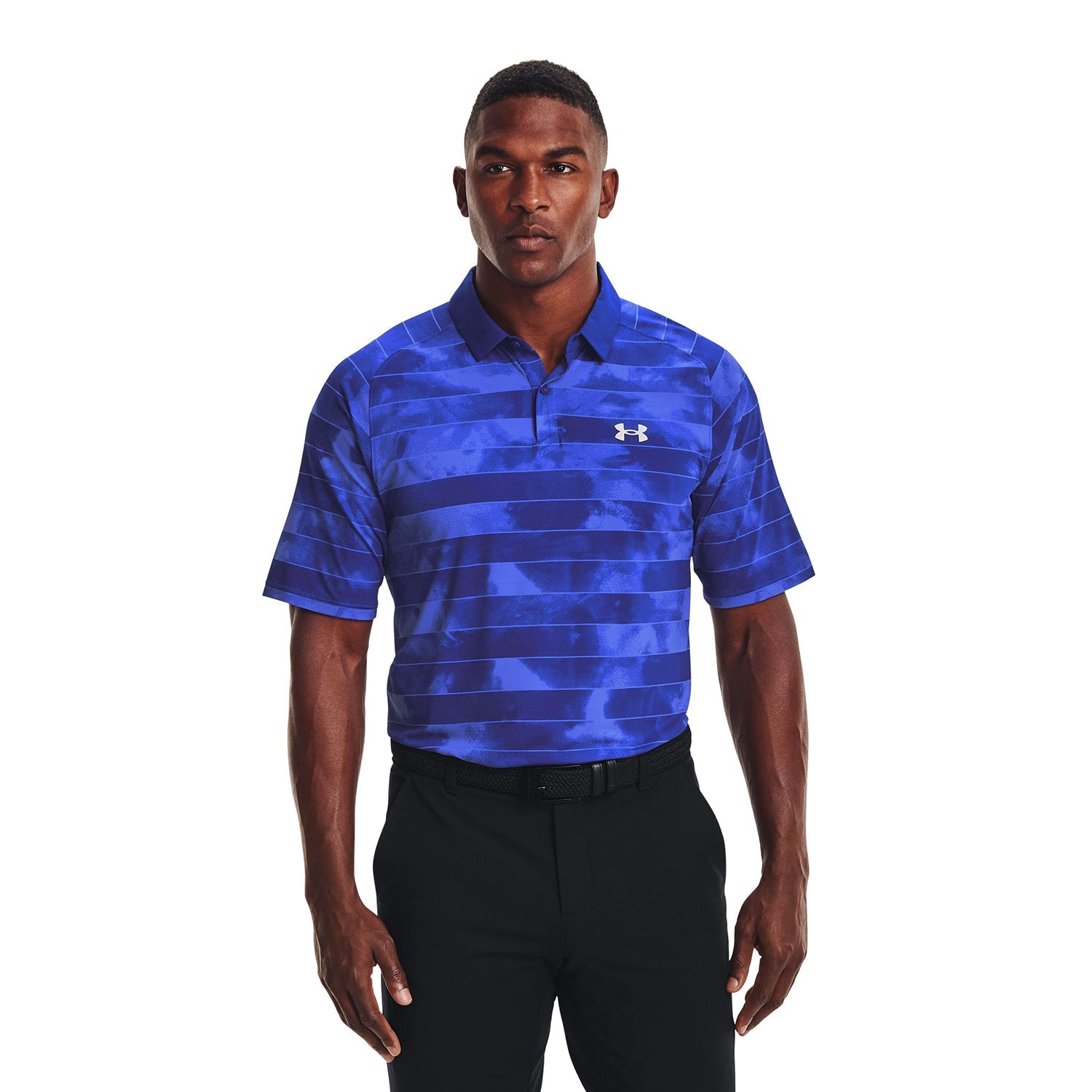 Polera UA Iso-Chill Fog Stripe Polo para hombre