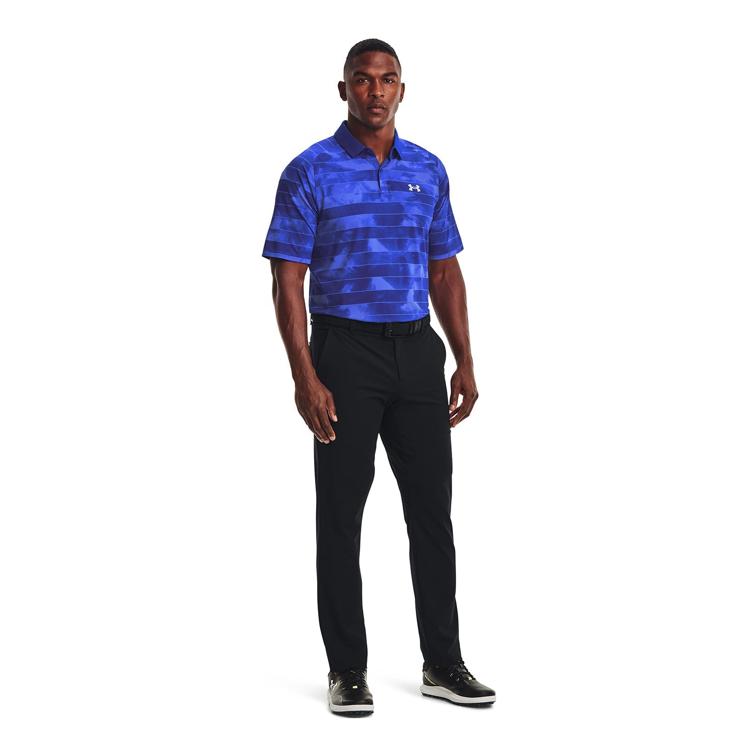 Polera UA Iso-Chill Fog Stripe Polo para hombre