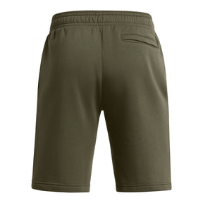 Shorts UA Rival Fleece Camo Script para hombre