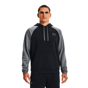 Polerón con gorro UA Rival Fleece Colorblock para hombre