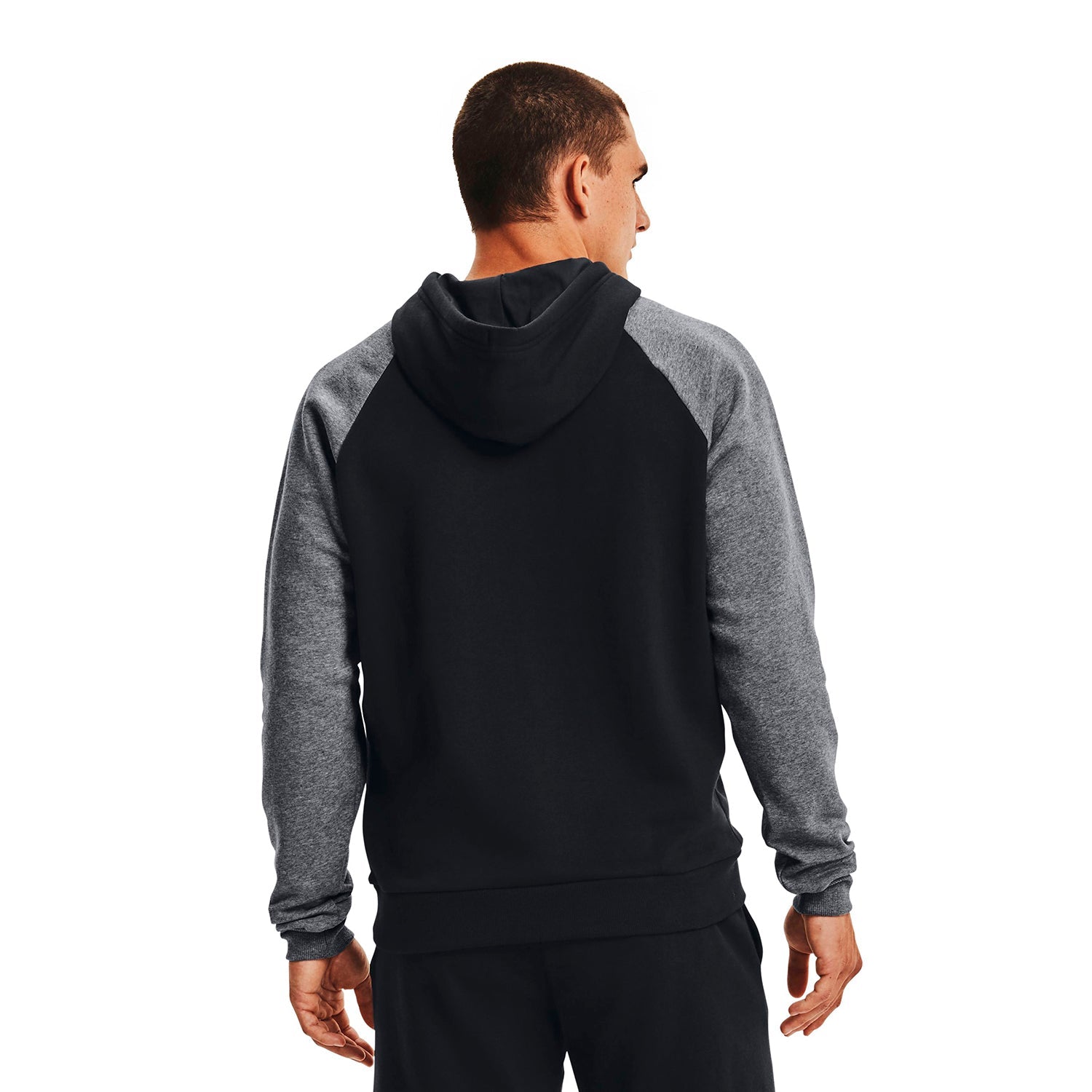 Polerón con gorro UA Rival Fleece Colorblock para hombre