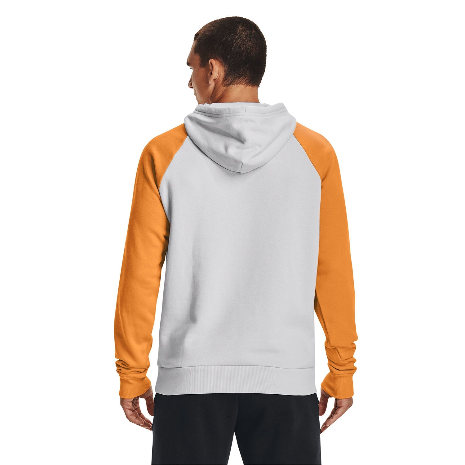 Polerón con gorro UA Rival Fleece Colorblock para hombre