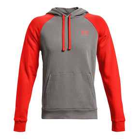 Polerón con gorro UA Rival Fleece Colorblock para hombre