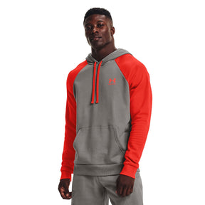 Polerón con gorro UA Rival Fleece Colorblock para hombre