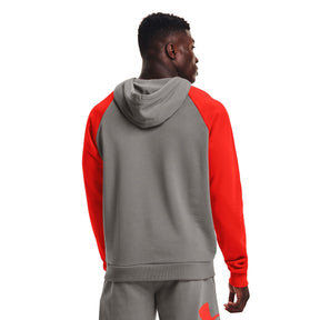 Polerón con gorro UA Rival Fleece Colorblock para hombre