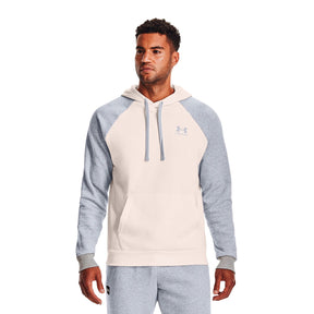 Polerón con gorro UA Rival Fleece Colorblock para hombre
