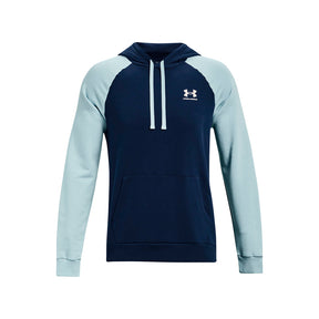 Polerón con gorro UA Rival Fleece Colorblock para hombre