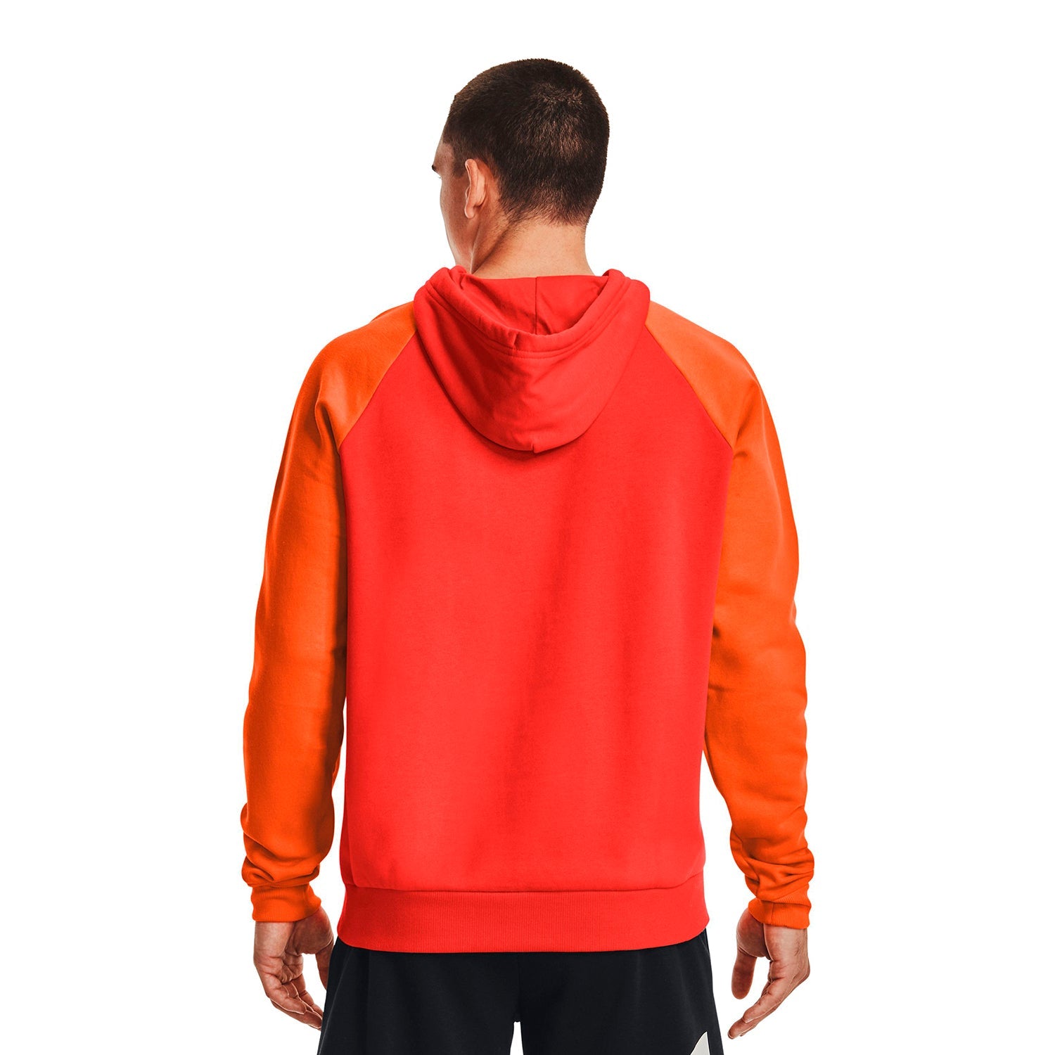 Polerón con gorro UA Rival Fleece Colorblock para hombre