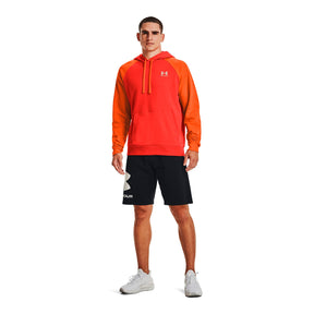 Polerón con gorro UA Rival Fleece Colorblock para hombre