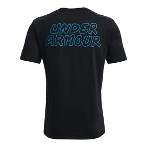 Polera manga corta UA Multi Logo Scribble para hombre