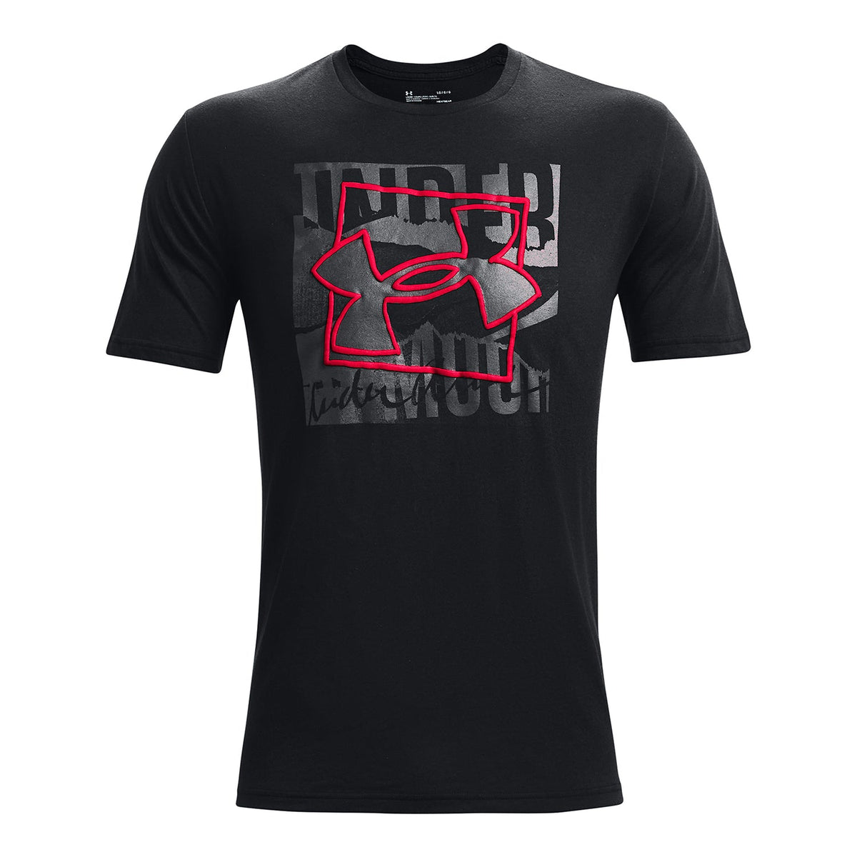 Polera manga corta UA Boxed Symbol Outline para hombre