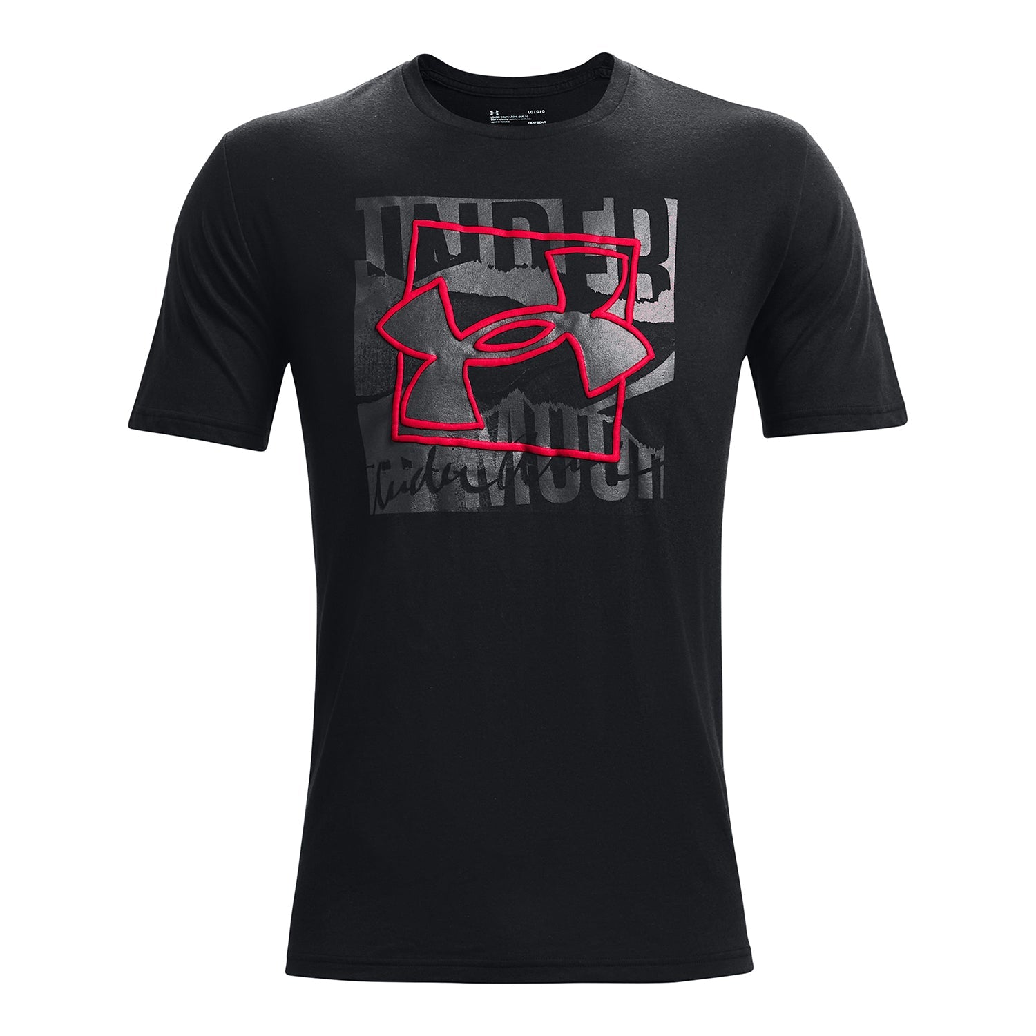 Polera manga corta UA Boxed Symbol Outline para hombre