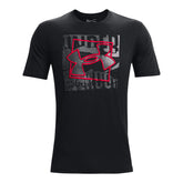 Polera manga corta UA Boxed Symbol Outline para hombre