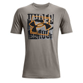 Polera manga corta UA Boxed Symbol Outline para hombre