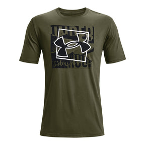 Polera manga corta UA Boxed Symbol Outline para hombre