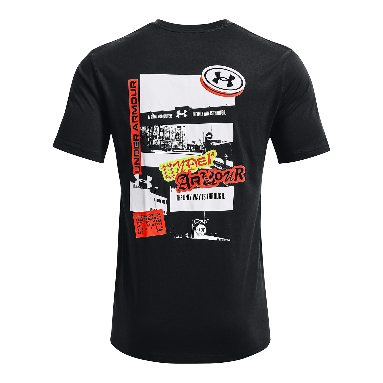 Polera manga corta UA Sticker Campus para hombre