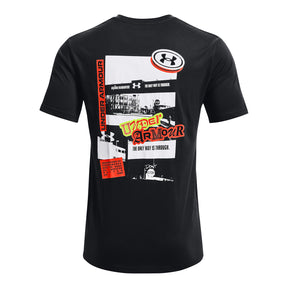 Polera manga corta UA Sticker Campus para hombre