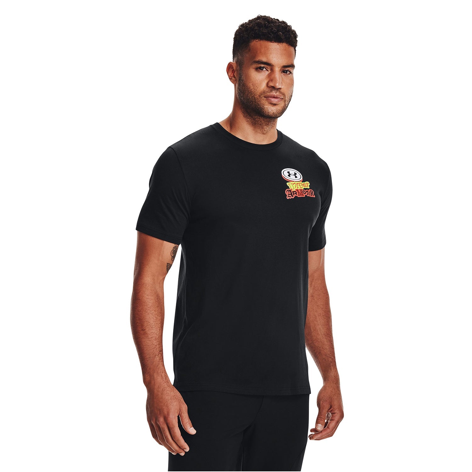 Polera manga corta UA Sticker Campus para hombre