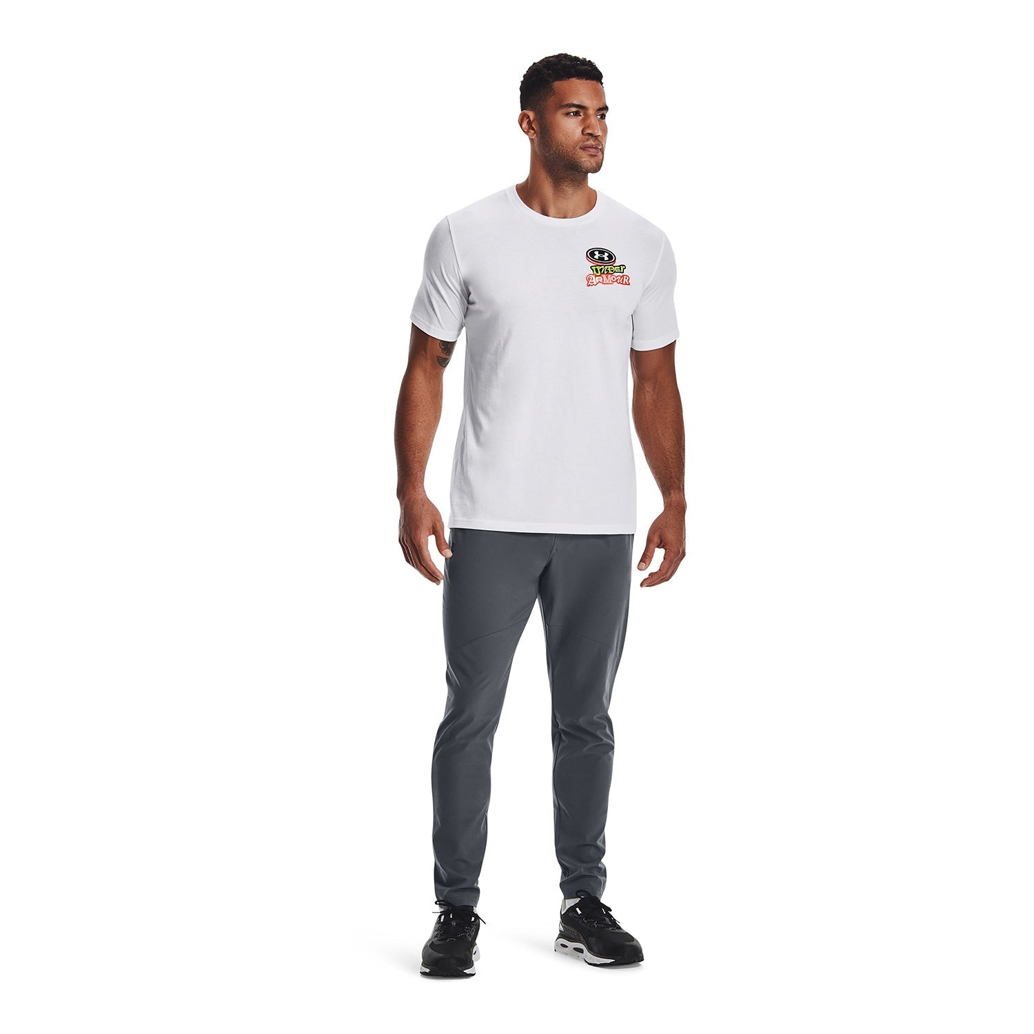 Polera manga corta UA Sticker Campus para hombre