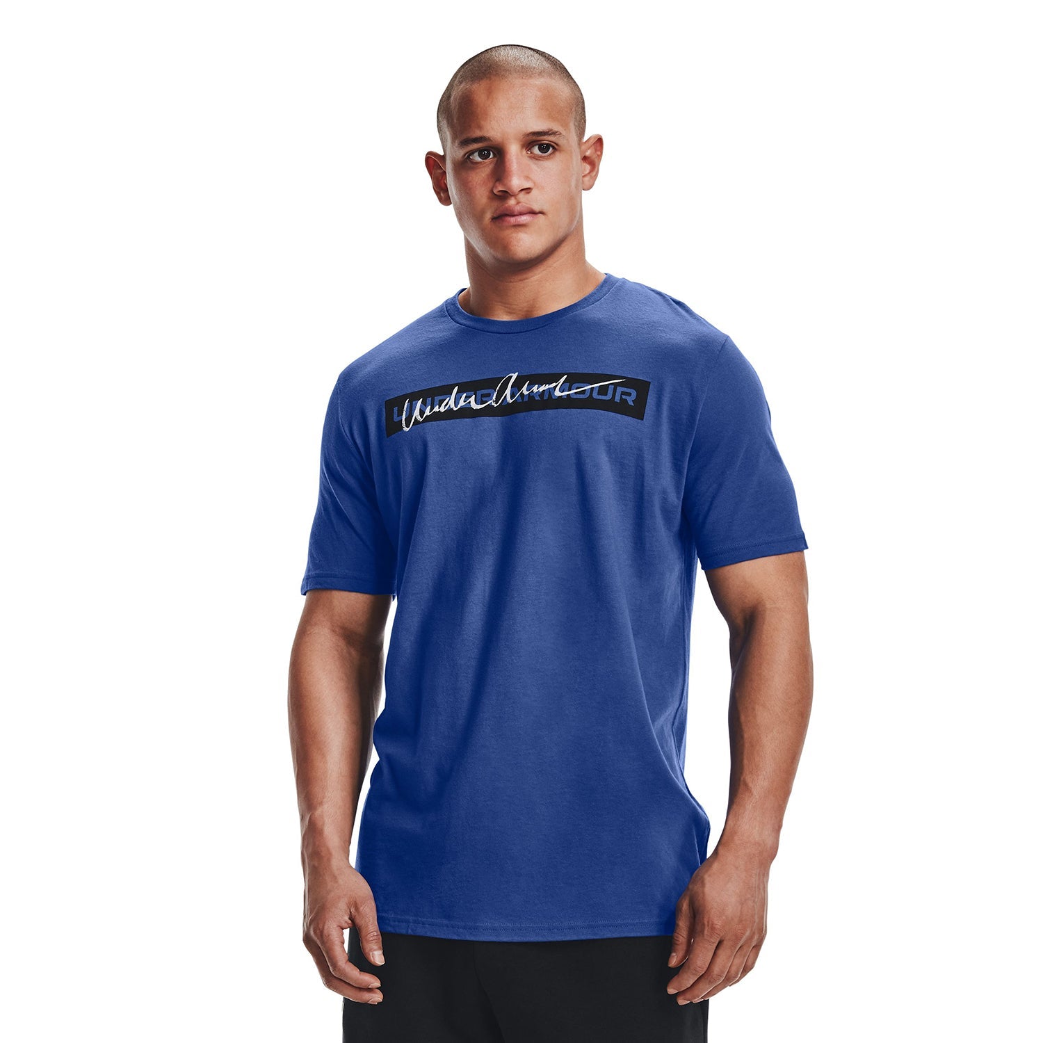 Polera manga corta UA Signature Kettlebell para hombre