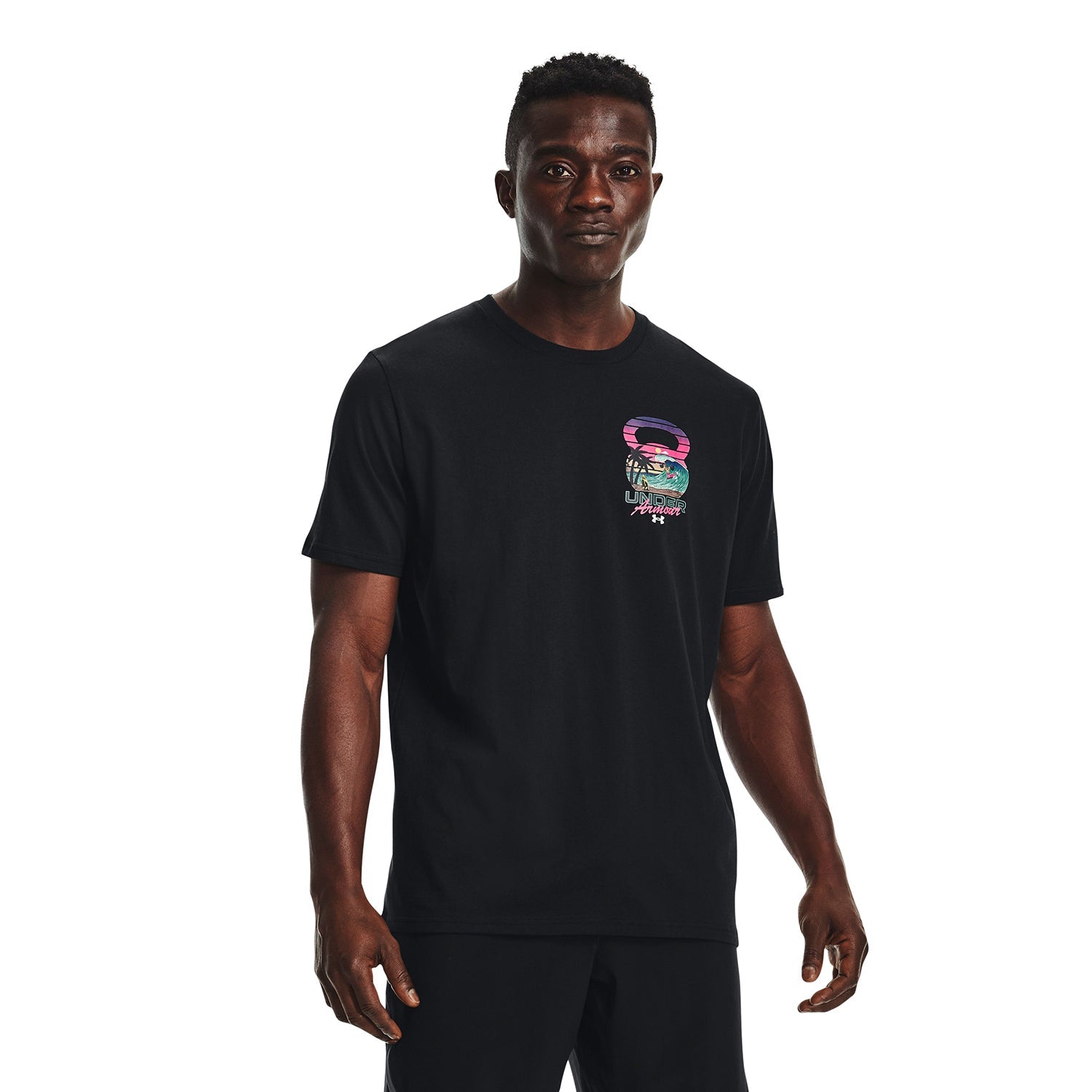 Polera mnga corta UA Wave Crusher paa hombre