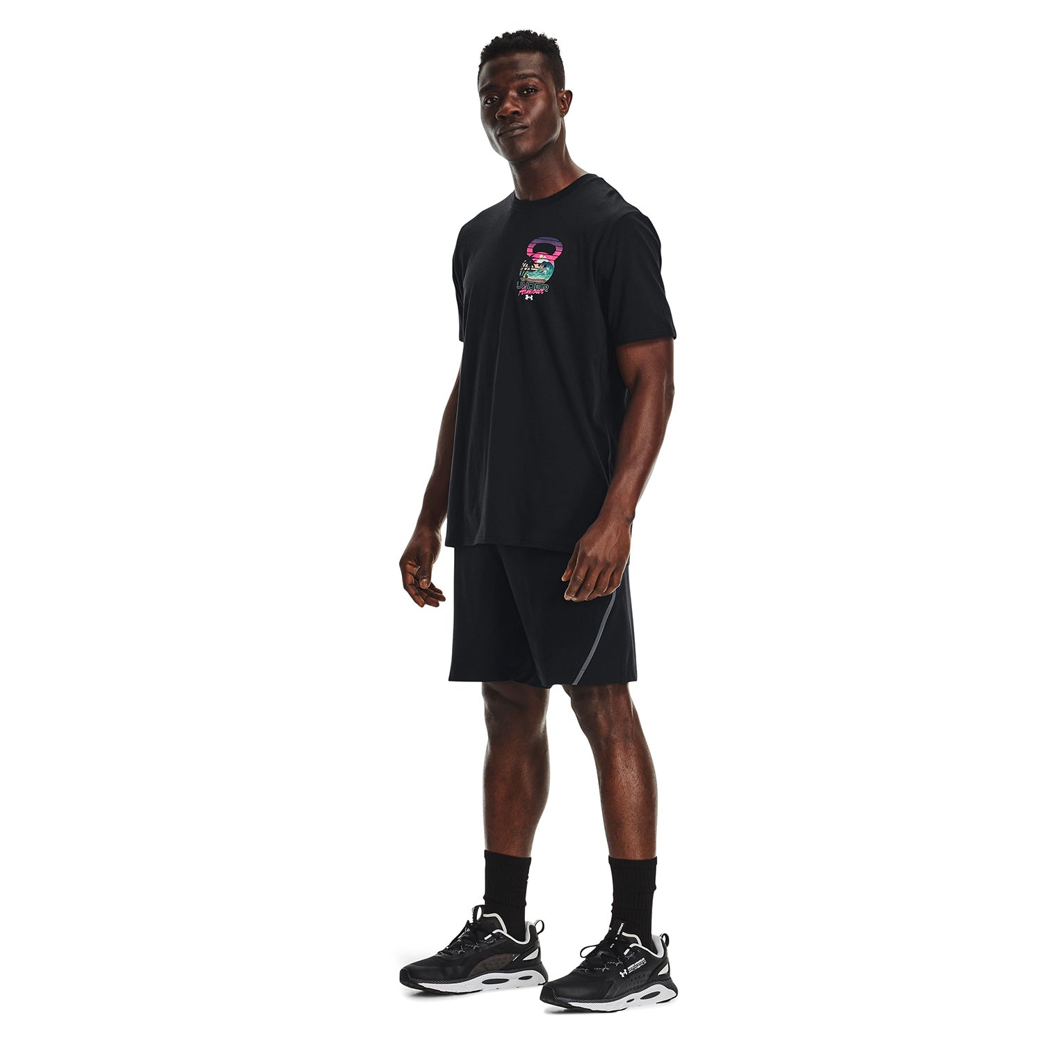 Polera mnga corta UA Wave Crusher paa hombre