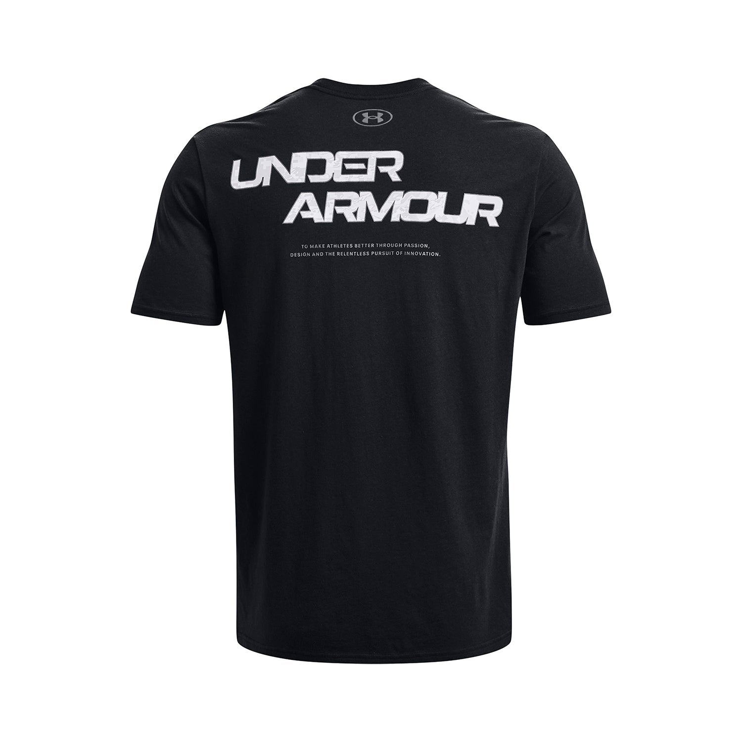 Polera manga corta UA ABC Camo Fill Wordmark para hombre