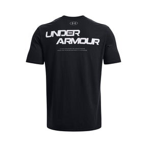 Polera manga corta UA ABC Camo Fill Wordmark para hombre