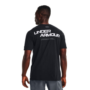 Polera manga corta UA ABC Camo Fill Wordmark para hombre