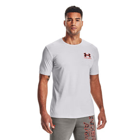 Polera manga corta UA ABC Camo Fill Wordmark para hombre