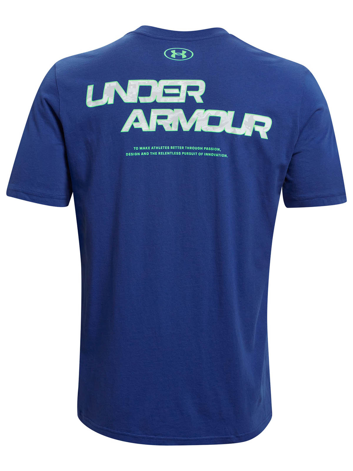 Polera manga corta UA ABC Camo Fill Wordmark para hombre