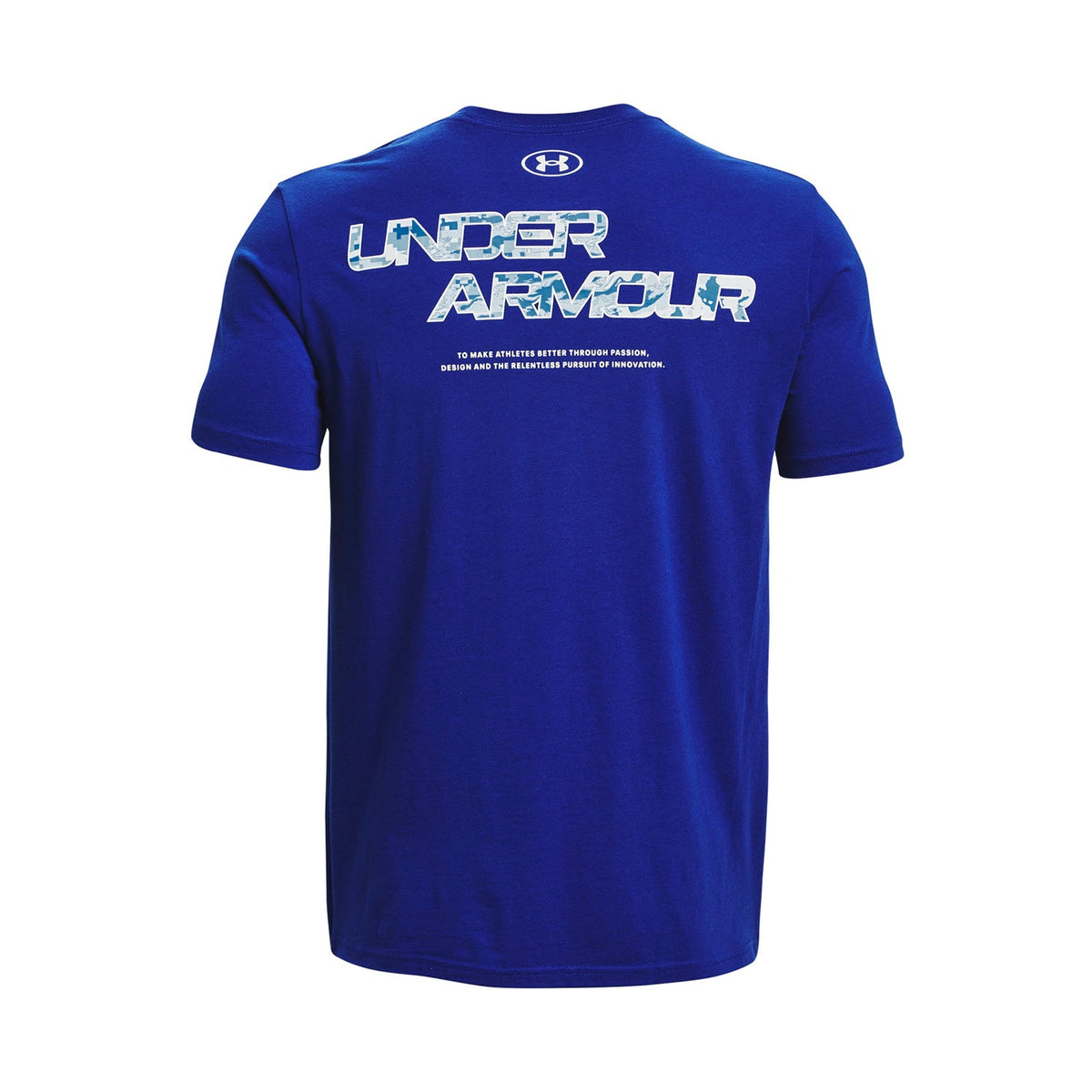 Polera manga corta UA ABC Camo Fill Wordmark para hombre