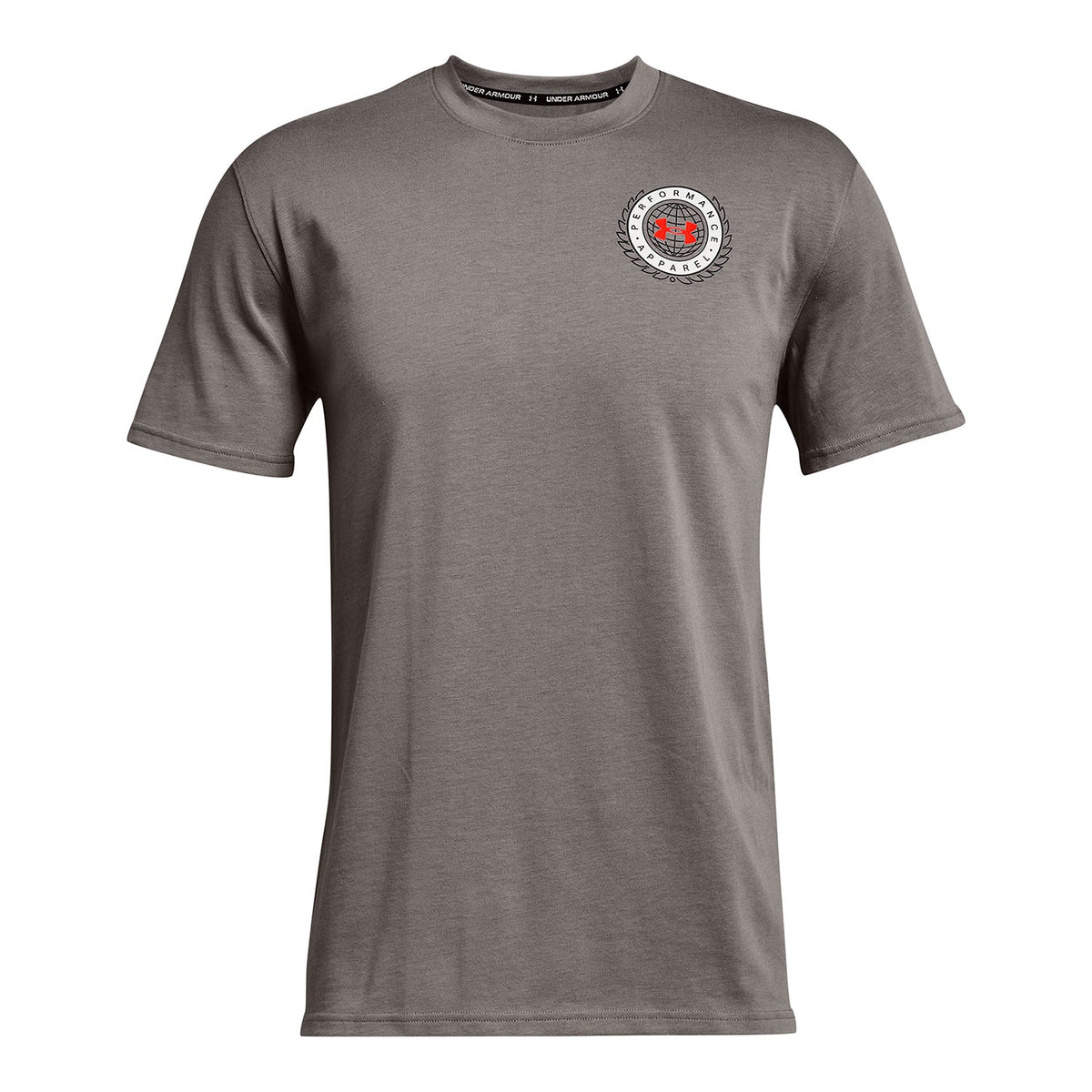 Polera manga corta UA Alma Mater Crest para hombre