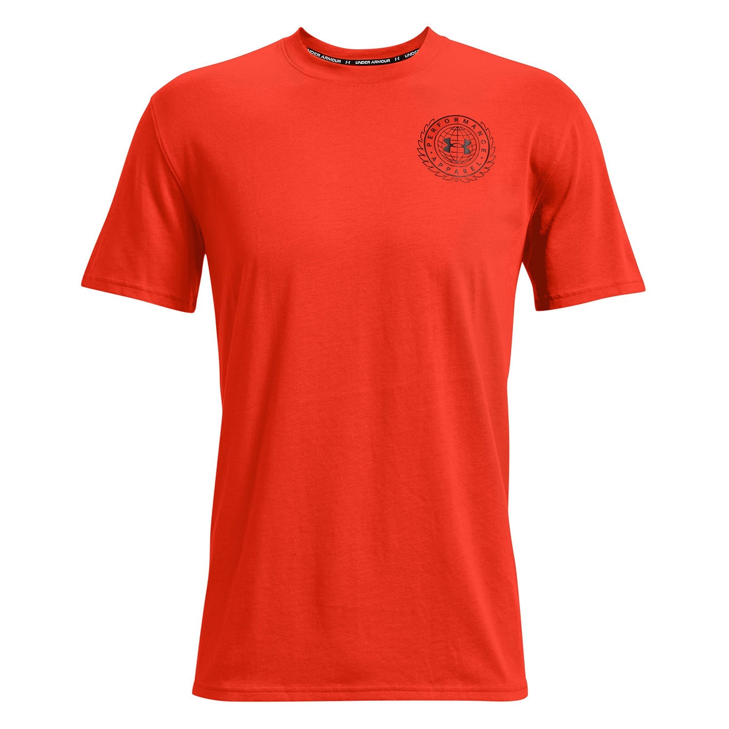 Polera manga corta UA Alma Mater Crest para hombre