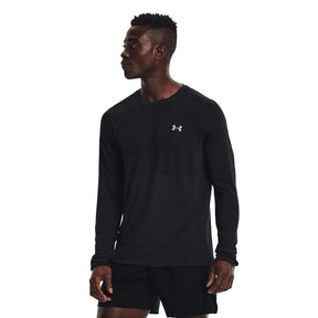 Polera manga larga UA Seamless Run para hombre