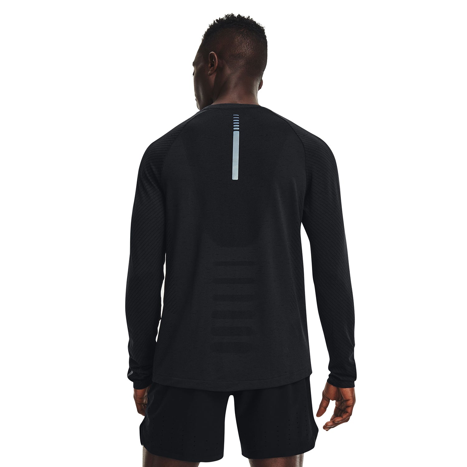 Polera manga larga UA Seamless Run para hombre