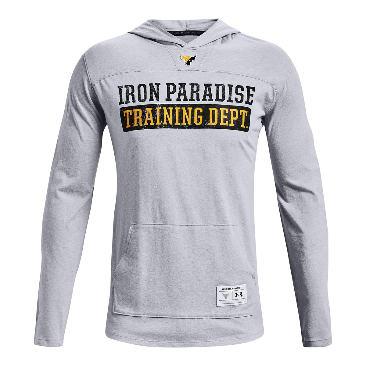 Polera manga larga con gorro  Project Rock para hombre