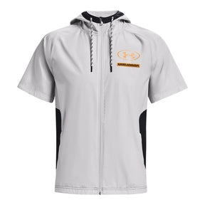 Polerónmanga corta con cierre completo UA Evolution Woven para hombre