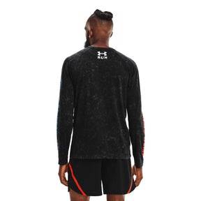 Polera manga larga UA Keep Run Weird para hombre
