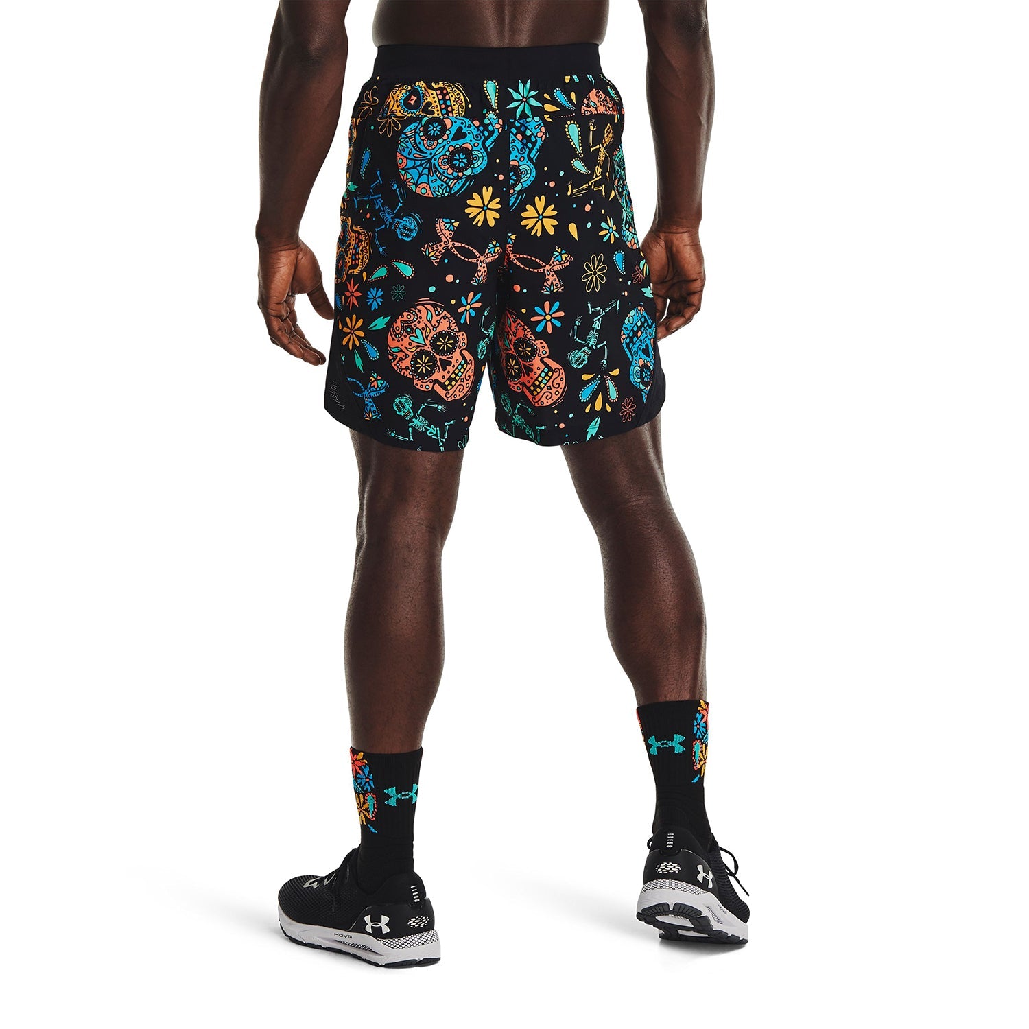 Shorts UA Launch SW 18 cm Day Of The Dead para hombre