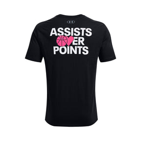 Polera UA Basketball Assists para hombre