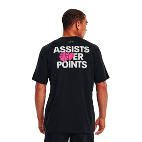 Polera UA Basketball Assists para hombre